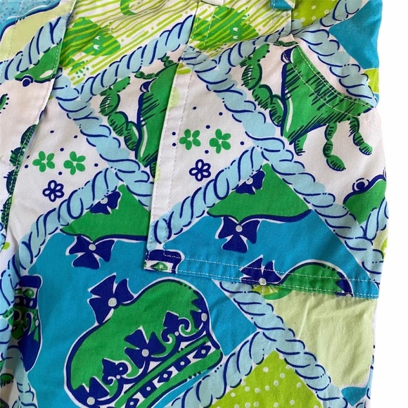 Girl’s Lilly Pulitzer Capri Wide Leg Pants Size 10 - Picture 5 of 6